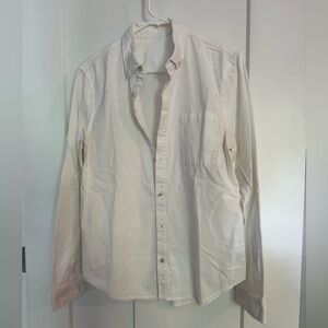 Lululemon Men's Long Sleeve Bottom Up Shirt - Medium